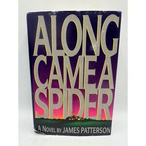 Along Came A Spider James Patterson 1993 Hardcover Thriller Alex Cross Pre-Owned